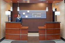 Arlington Texas Hotel Holiday Inn Express Hotel and Suites Front Desk